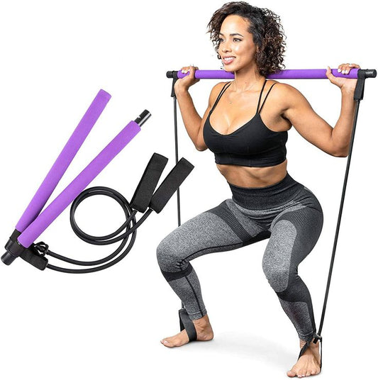 Pilates Bar Kit With Resistance Bands