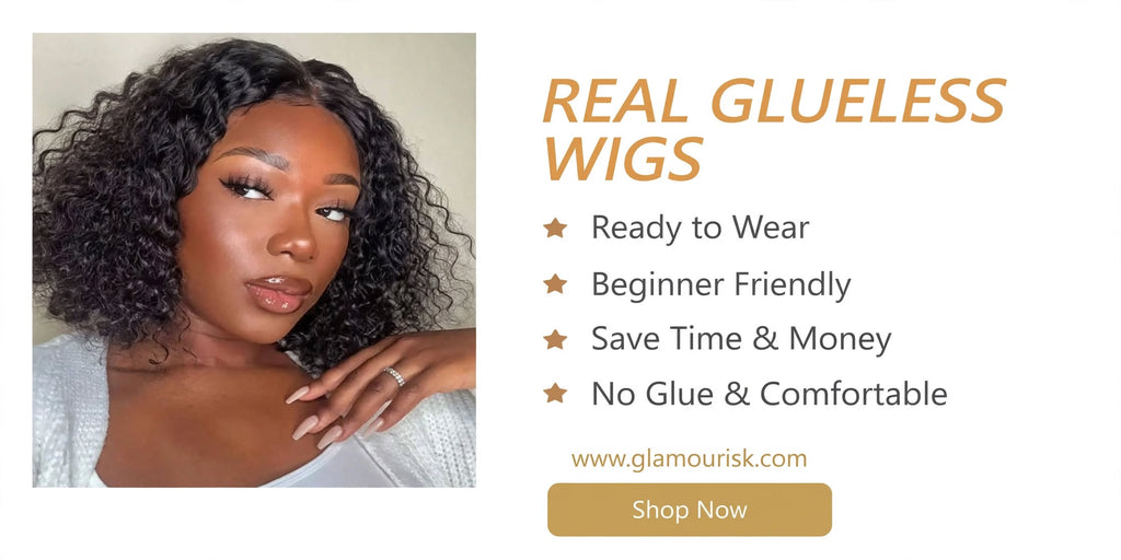 Deep Wave Curly Bob Wig 10 Inch | 4x4 Glueless Lace | Brazilian Virgin Hair