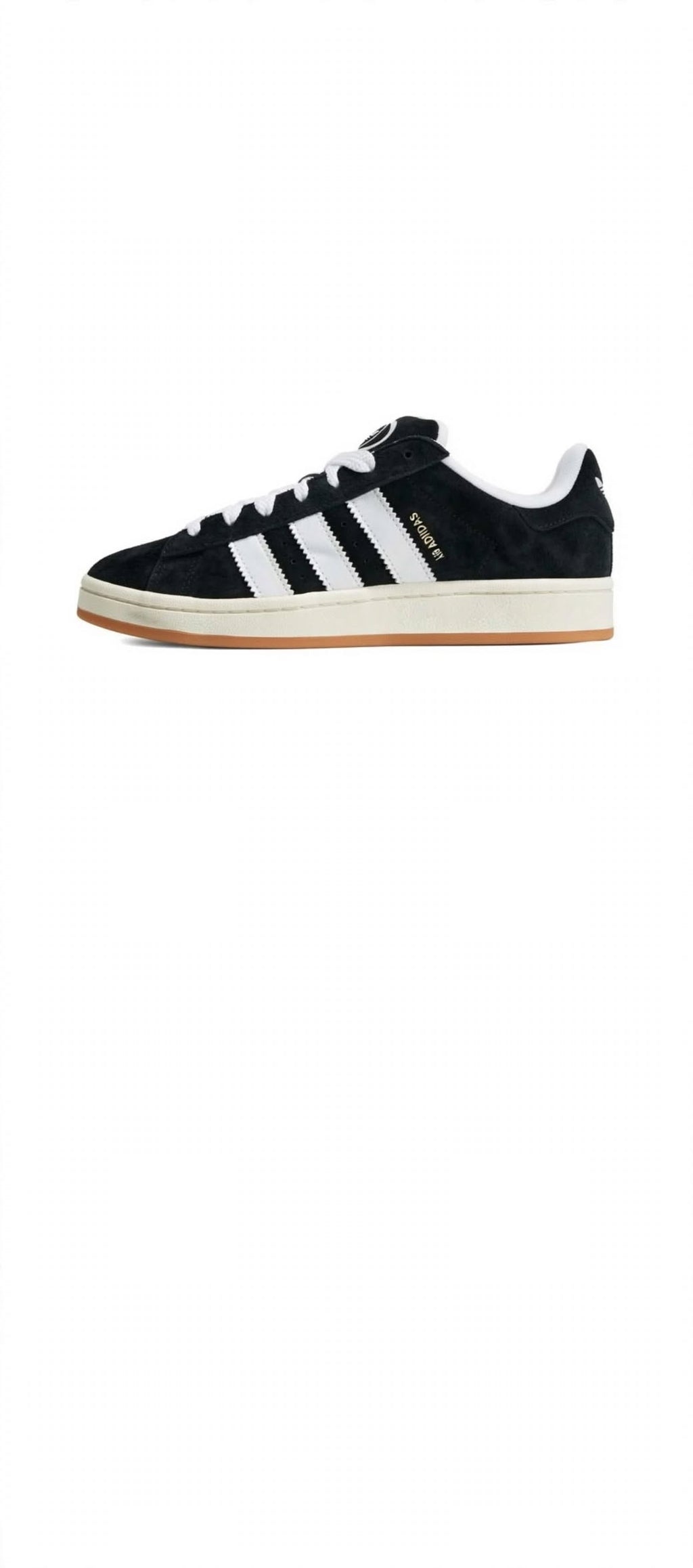 Campus 00s Retro Sneaker - Core Black / White / Gum Sole