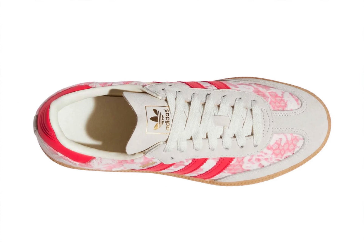 Soft Girl Floral Samba-Inspired Sneaker