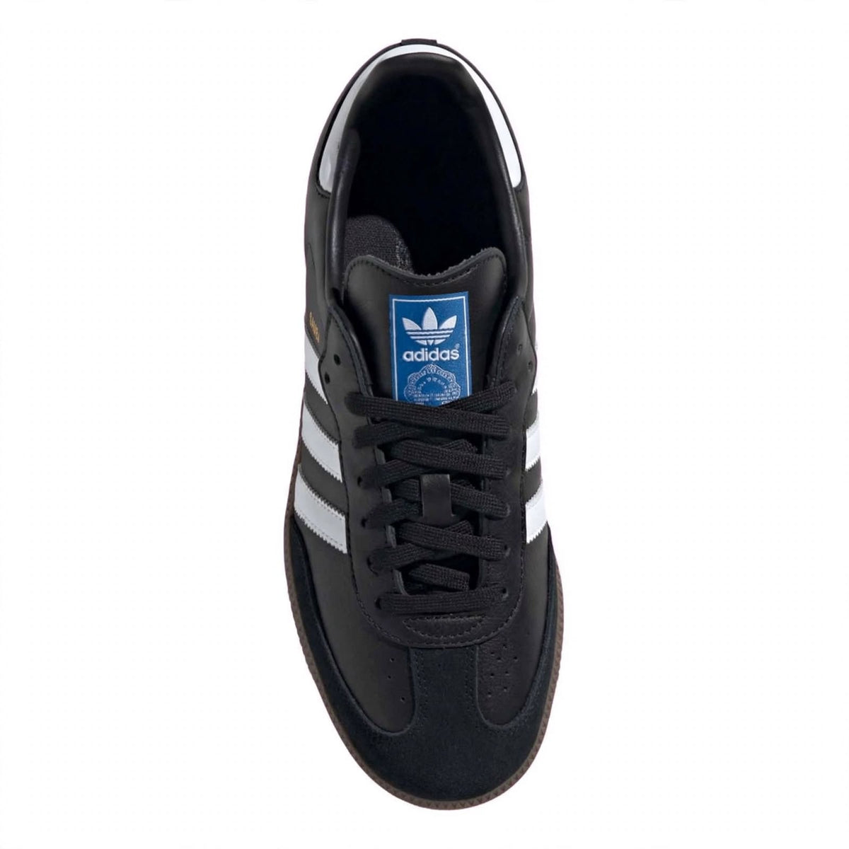 The Icon Samba - Black White Gum Sole Sneaker