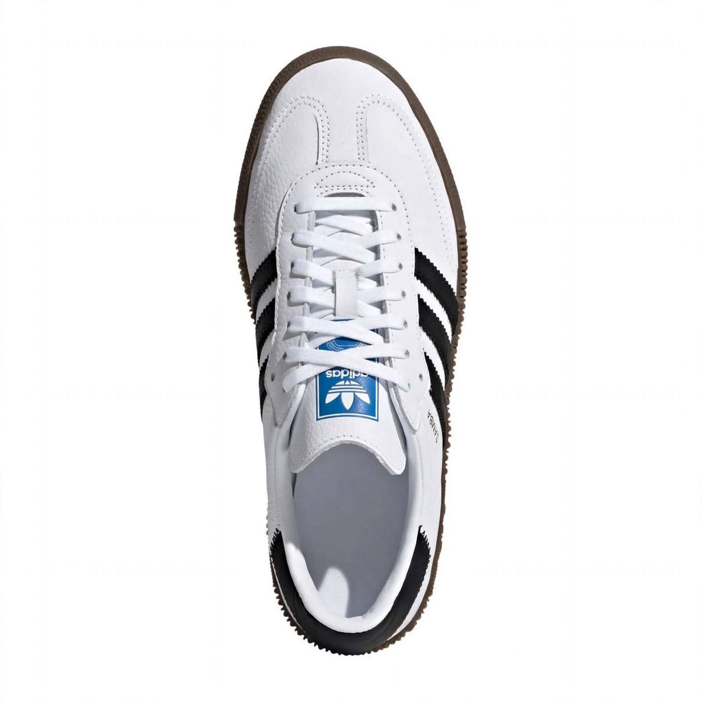 Sambarose Platform Sneakers - White / Black / Gum | Classic Retro Street Style