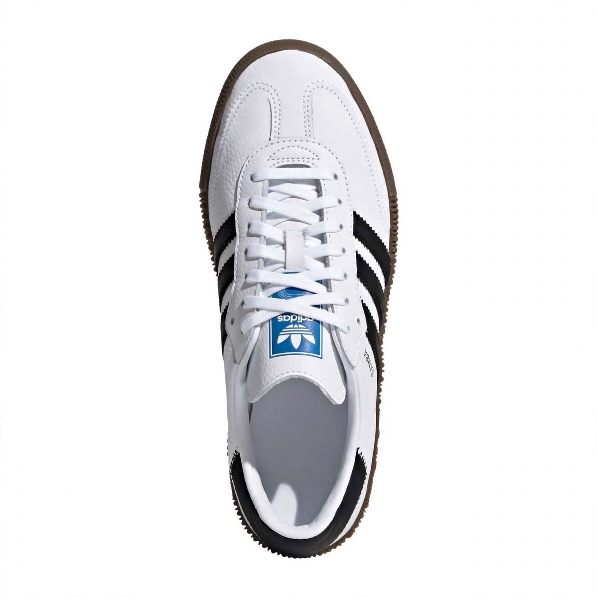 Sambarose Platform Sneakers - White / Black / Gum | Classic Retro Street Style
