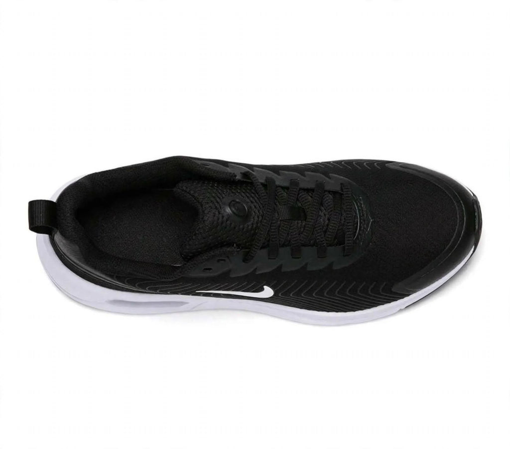 Women's Air Cushion Sneakers - Black & White - Breathable Mesh Trainers