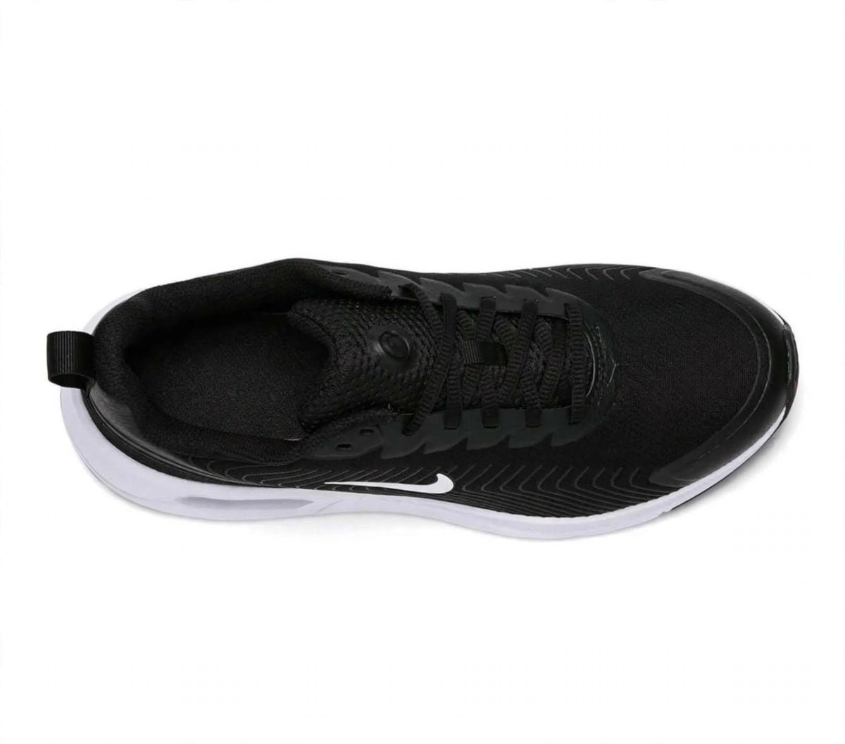 Women's Air Cushion Sneakers - Black & White - Breathable Mesh Trainers