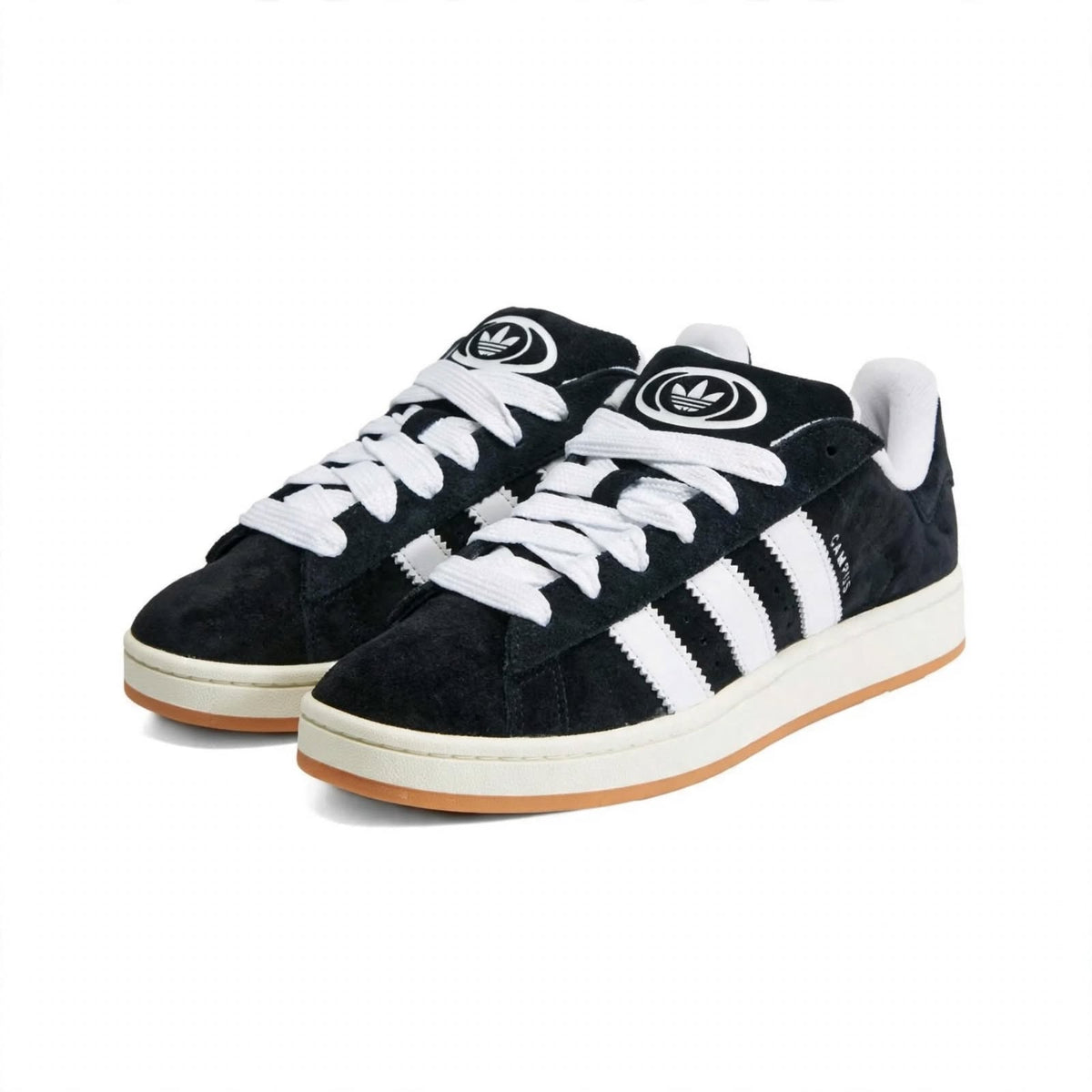 Campus 00s Retro Sneaker - Core Black / White / Gum Sole
